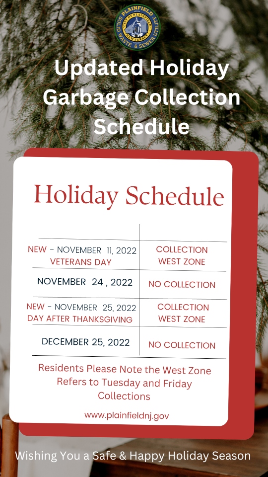 Holiday Schedule - Solid Waste Utility FINALIG